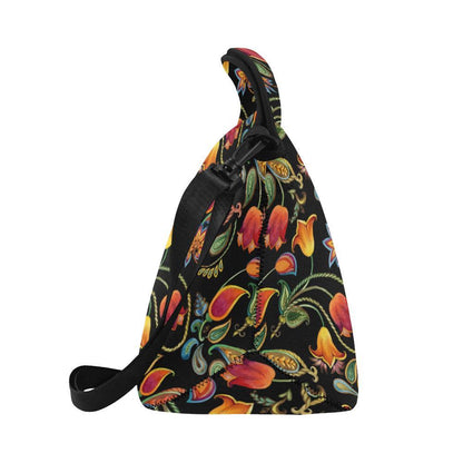 Tulip Boho Pattern Print Design TP09 Neoprene Lunch Bag-JorJune