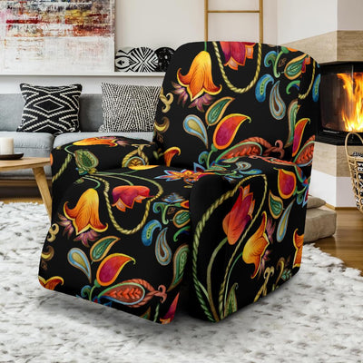 Tulip Boho Pattern Print Design TP09 Recliner Slipcover-JORJUNE.COM