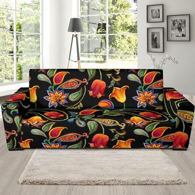 Tulip Boho Pattern Print Design TP09 Sofa Slipcover-JORJUNE.COM