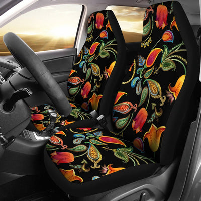 Tulip Boho Pattern Print Design TP09 Universal Fit Car Seat Covers-JorJune