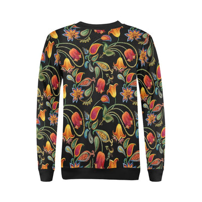 Tulip Boho Pattern Print Design TP09 Women Long Sleeve Sweatshirt-JorJune