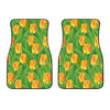 Tulip Orange Pattern Print Design TP07 Car Floor Mats-JORJUNE.COM