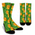 Tulip Orange Pattern Print Design TP07 Crew Socks-JORJUNE.COM