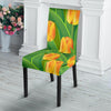 Tulip Orange Pattern Print Design TP07 Dining Chair Slipcover-JORJUNE.COM