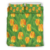 Tulip Orange Pattern Print Design TP07 Duvet Cover Bedding Set-JORJUNE.COM