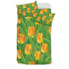 Tulip Orange Pattern Print Design TP07 Duvet Cover Bedding Set-JORJUNE.COM