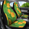 Tulip Orange Pattern Print Design TP07 Universal Fit Car Seat Covers-JorJune