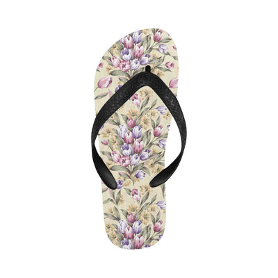 Tulip Pattern Print Design TP04 Flip Flops-JorJune