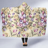 Tulip Pattern Print Design TP04 Hooded Blanket-JORJUNE.COM