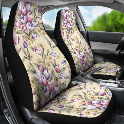 Tulip Pattern Print Design TP04 Universal Fit Car Seat Covers-JorJune