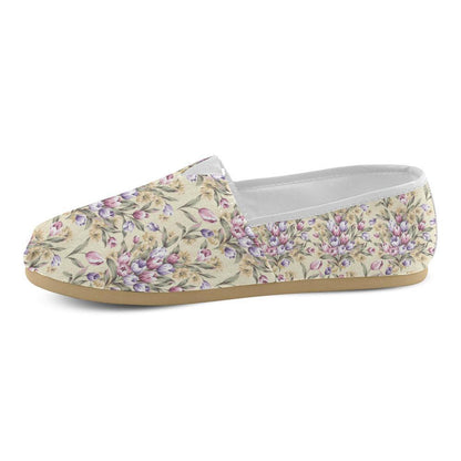 Tulip Pattern Print Design TP04 Women Casual Shoes-JorJune.com