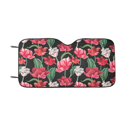 Tulip Pattern Print Design TP08 Car Sun Shade-JorJune