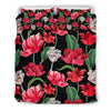 Tulip Pattern Print Design TP08 Duvet Cover Bedding Set-JORJUNE.COM