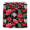 Tulip Pattern Print Design TP08 Duvet Cover Bedding Set-JORJUNE.COM