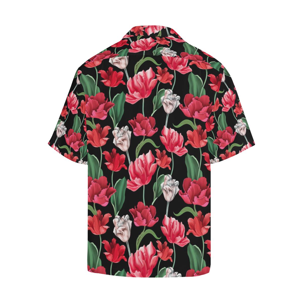 Tulip Pattern Print Design TP08 Men Hawaiian Shirt-JorJune
