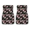 Tulip Pink Pattern Print Design TP02 Car Floor Mats-JORJUNE.COM