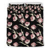 Tulip Pink Pattern Print Design TP02 Duvet Cover Bedding Set-JORJUNE.COM