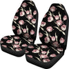 Tulip Pink Pattern Print Design TP02 Universal Fit Car Seat Covers-JorJune