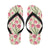 Tulip Pink Pattern Print Design TP06 Flip Flops-JorJune