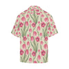 Tulip Pink Pattern Print Design TP06 Men Hawaiian Shirt-JorJune