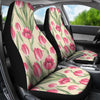 Tulip Pink Pattern Print Design TP06 Universal Fit Car Seat Covers-JorJune