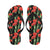 Tulip Red Pattern Print Design TP03 Flip Flops-JorJune