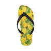 Tulip Yellow Pattern Print Design TP010 Flip Flops-JorJune