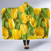 Tulip Yellow Pattern Print Design TP010 Hooded Blanket-JORJUNE.COM