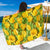 Tulip Yellow Pattern Print Design TP010 Sarong Pareo Wrap-JORJUNE.COM