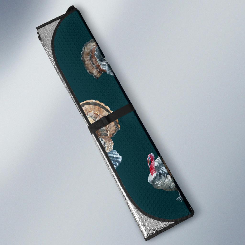 Turkey Pattern Print Design 03 Car Sun Shades-JORJUNE.COM