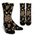 Turtle Polynesian Tribal Hawaiian Crew Socks