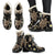 Turtle Polynesian Tribal Hawaiian Faux Fur Leather Boots