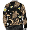 Turtle Polynesian Tribal Hawaiian Men Crewneck Sweatshirt