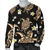 Turtle Polynesian Tribal Hawaiian Men Crewneck Sweatshirt