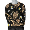 Turtle Polynesian Tribal Hawaiian Men Crewneck Sweatshirt