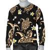 Turtle Polynesian Tribal Hawaiian Men Crewneck Sweatshirt