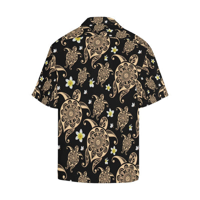 Turtle Polynesian Tribal Hawaiian Men Hawaiian Shirt-JorJune