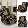 Turtle Polynesian Tribal Hawaiian Recliner Slipcover-JORJUNE.COM