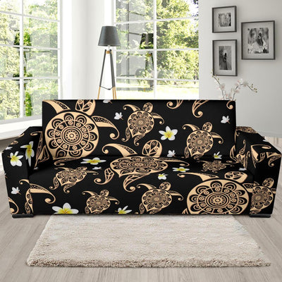 Turtle Polynesian Tribal Hawaiian Sofa Slipcover-JORJUNE.COM