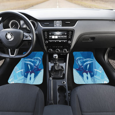 Two Dolphin Car Floor Mats