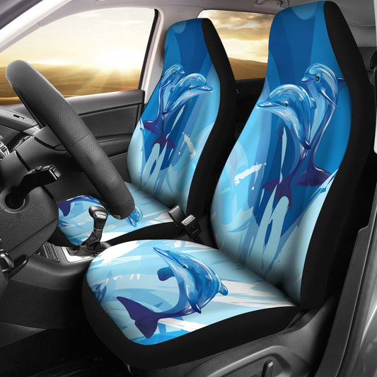 Two Dolphin Universal Fit Car Seat Covers