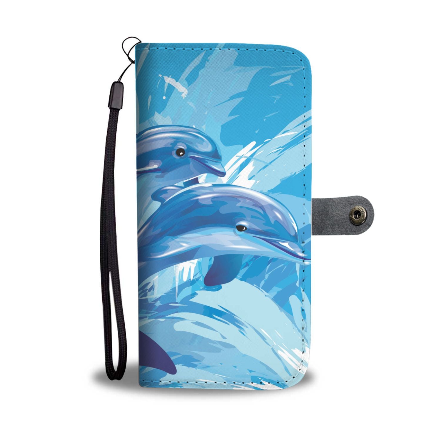 Two Dolphin Wallet Phone Case