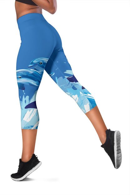 Two Dolphin Women Capris