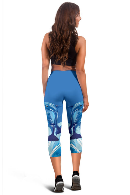 Two Dolphin Women Capris