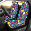 Ukulele Pattern Print Design 02 Car Seat Covers (Set of 2)-JORJUNE.COM