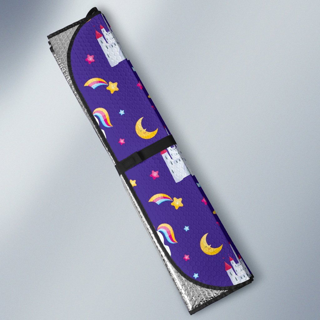Unicorn Castle Car Sun Shade-JorJune