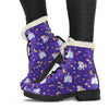 Unicorn Castle Faux Fur Leather Boots