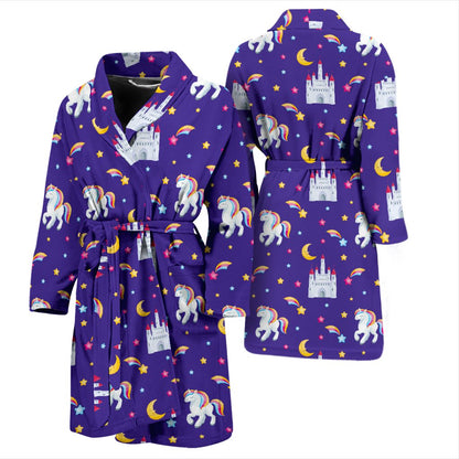 Unicorn Castle Men Bath Robe