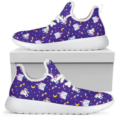 Unicorn Castle Mesh Knit Sneakers Shoes