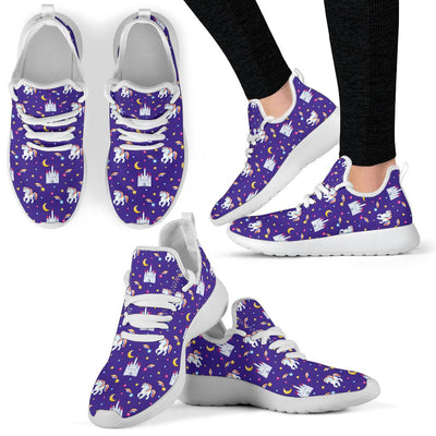 Unicorn Castle Mesh Knit Sneakers Shoes